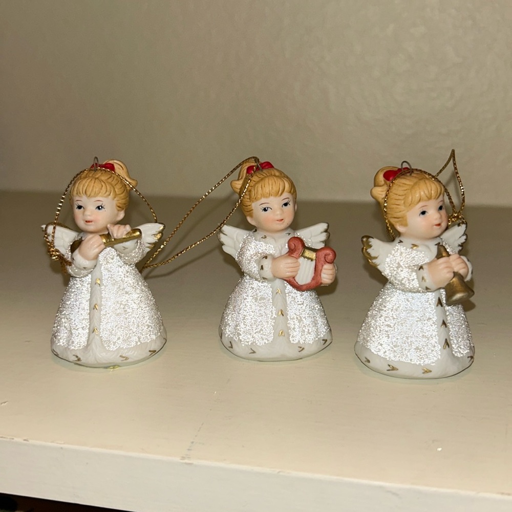 Vintage Homco Angel ornaments
